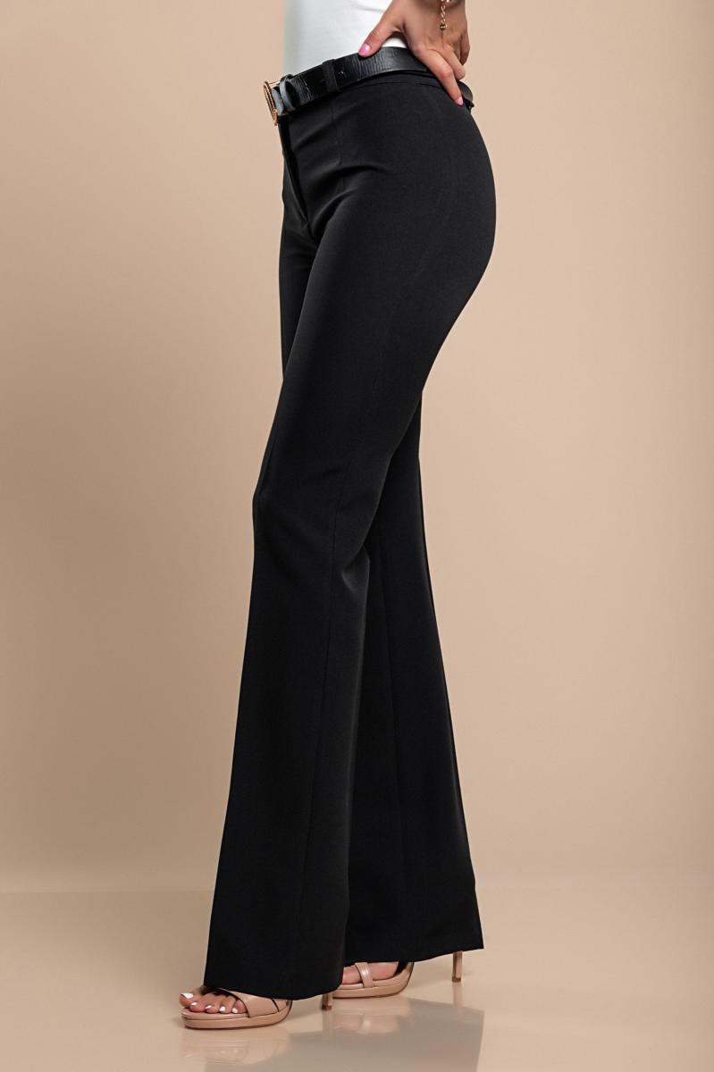 Pantalones largos elegantes de pierna recta