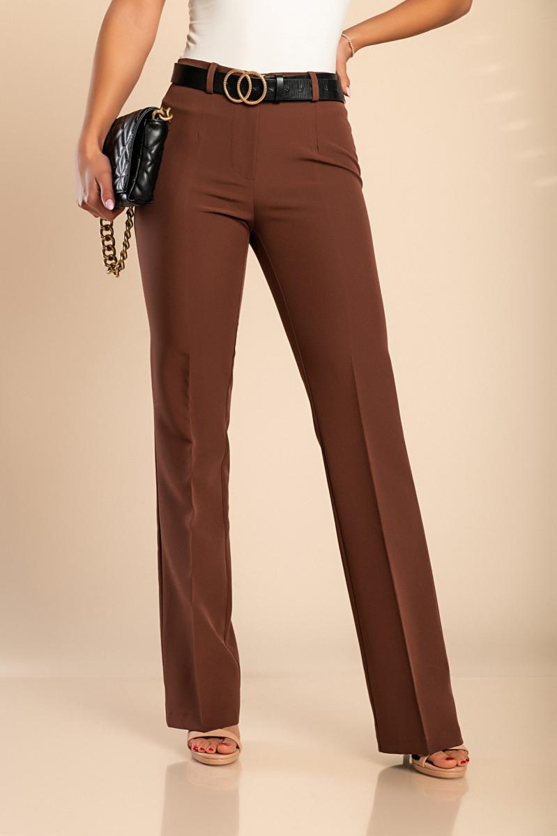 Pantaloni lunghi eleganti con gamba dritta