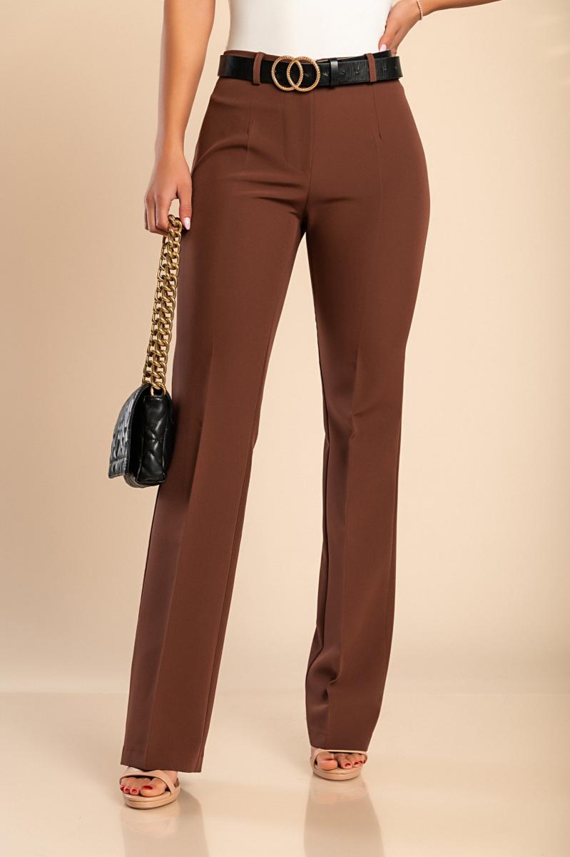 Pantaloni lunghi eleganti con gamba dritta