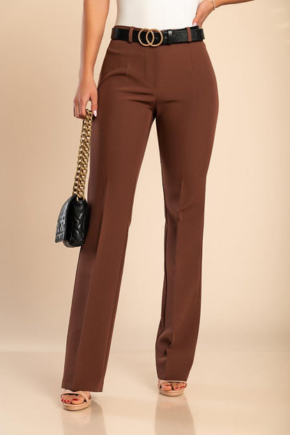 Pantaloni lunghi eleganti con gamba dritta