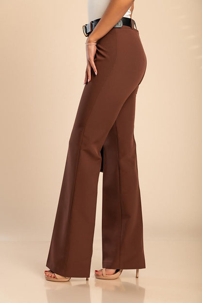 Pantaloni lunghi eleganti con gamba dritta