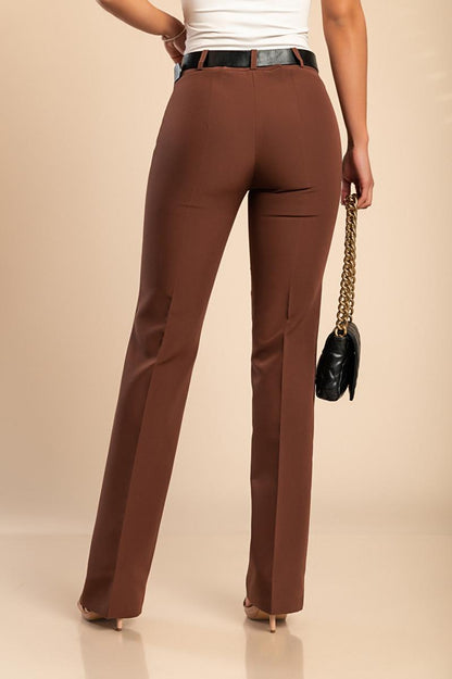 Pantaloni lunghi eleganti con gamba dritta