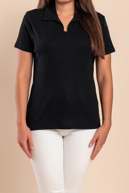 Katoenen T-shirt met korte mouwen