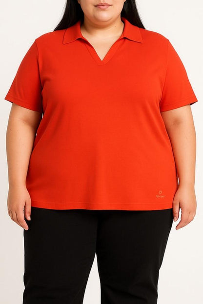 Plus size cotton t-shirt