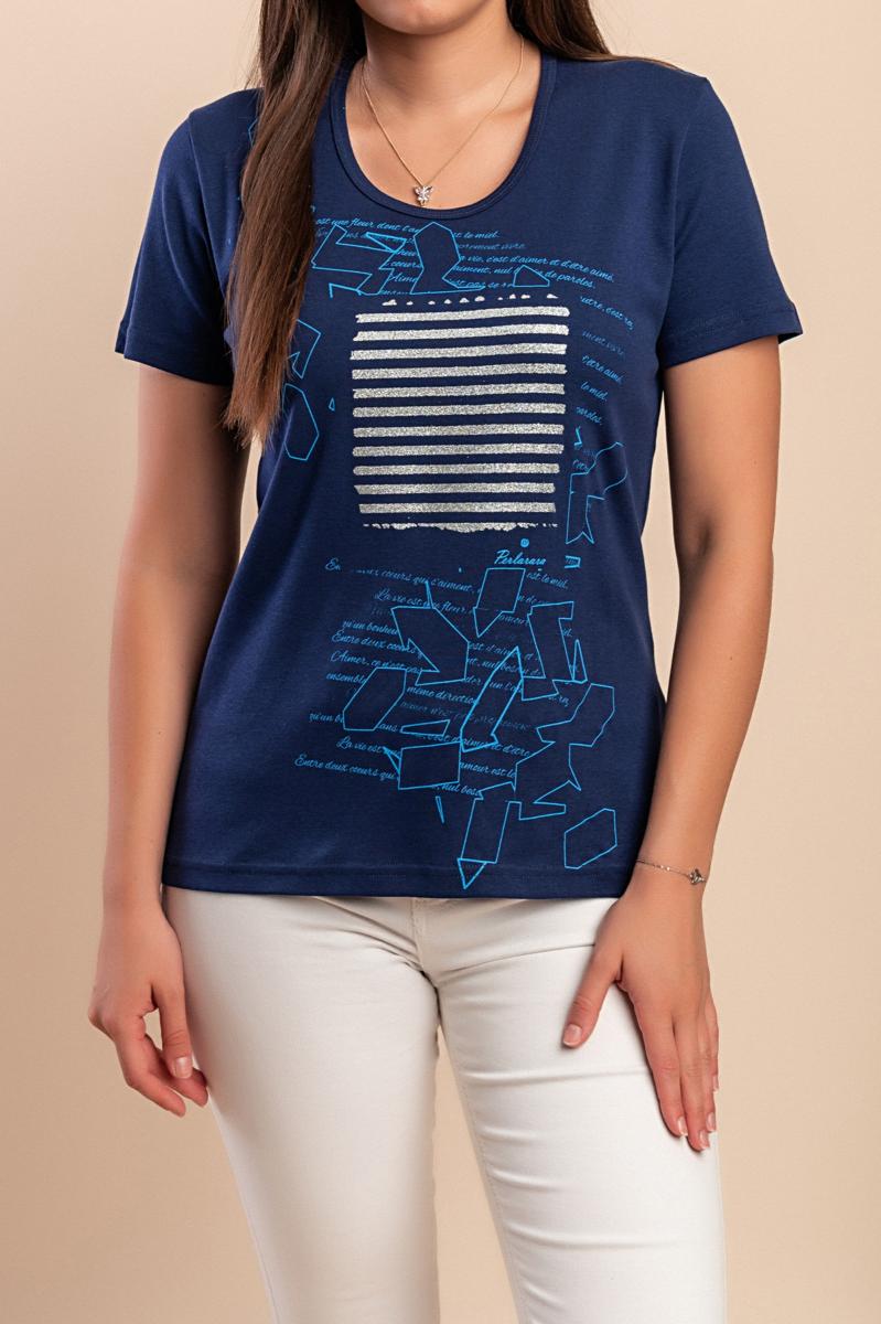 Cotton T-shirt with print