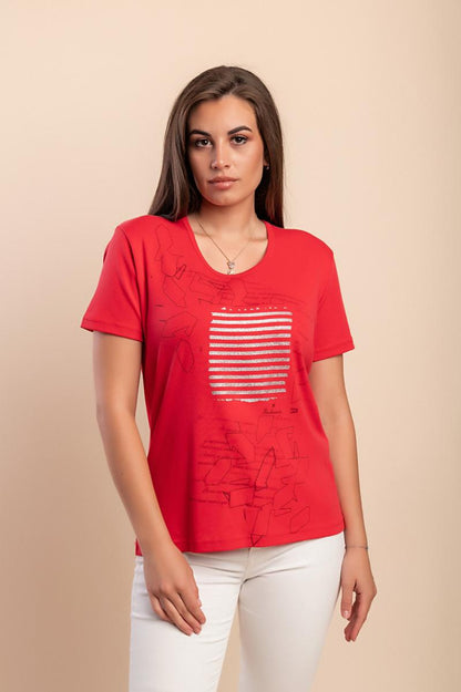 Tricou din bumbac cu imprimeu