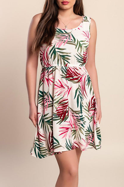 Sommerliches Minikleid mit Print