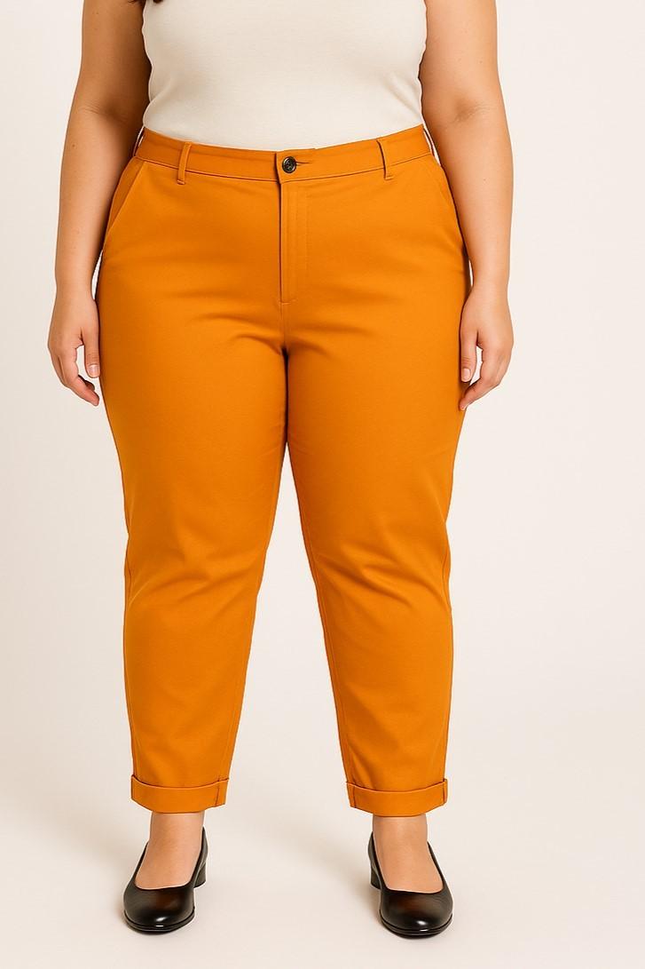 Pantaloni in cotone taglie forti
