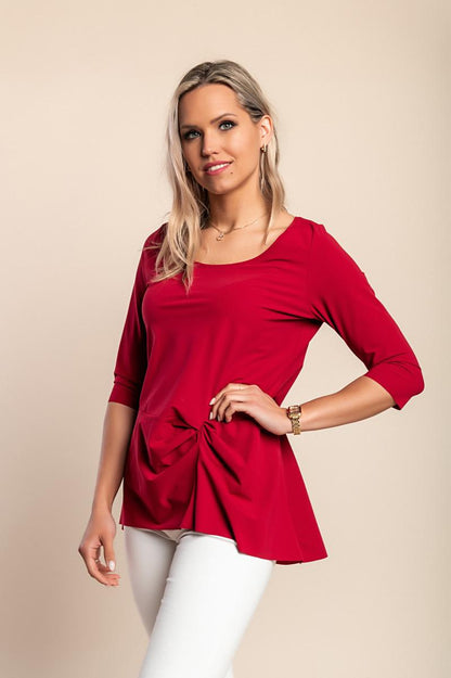 Plus size 3/4 sleeve top