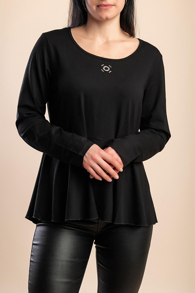 T-Shirt mit Zierdetail