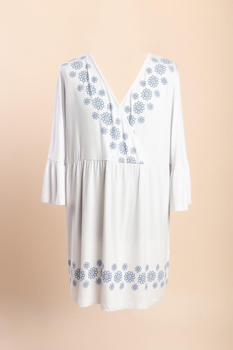 Plus-Size-Kleid mit Blumenprint