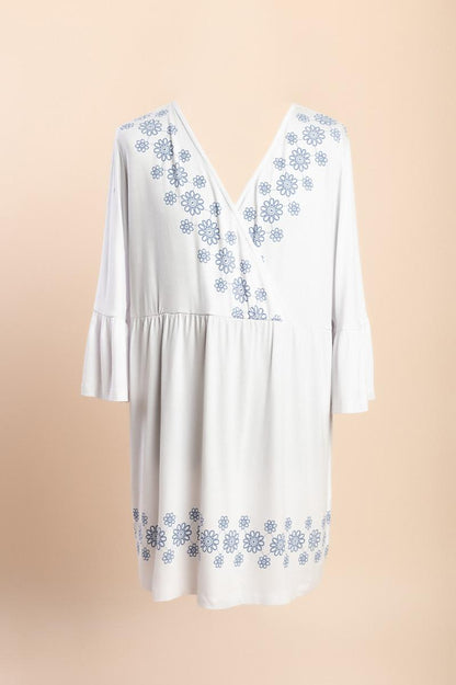 Plus-Size-Kleid mit Blumenprint