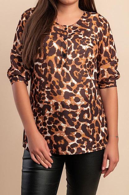 Leopard Print Blouse