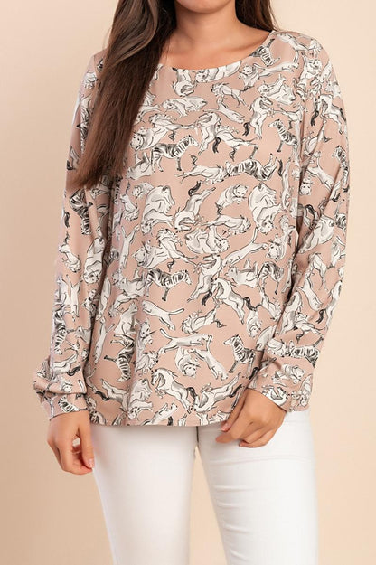 Printed blouse