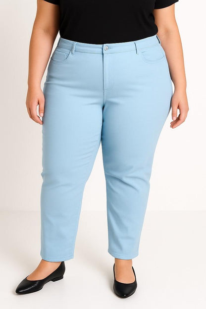 Plus size cotton pants