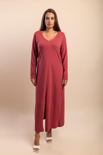 Vestido de algodón de talla grande