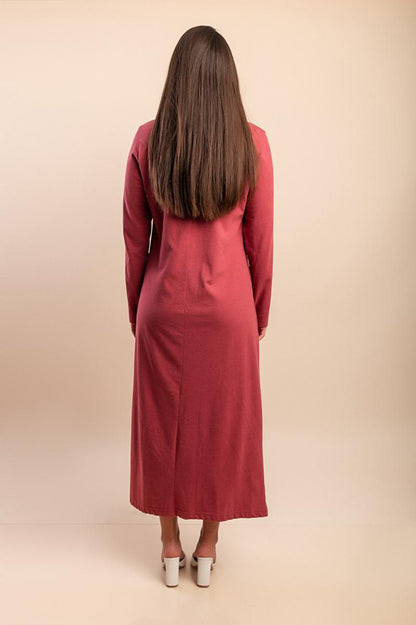 Vestido de algodón de talla grande