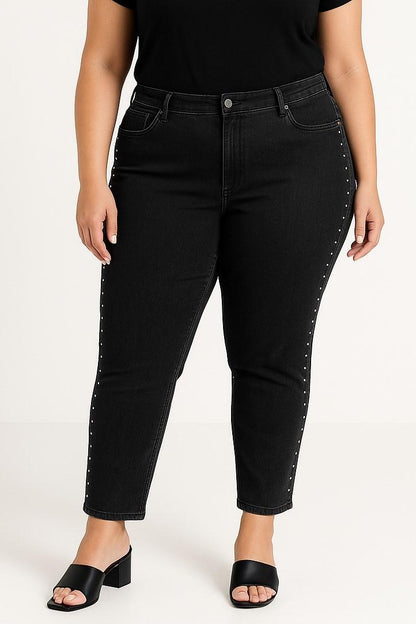 Pantaloni di cotone taglie forti