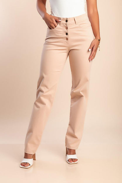 Pantalones de talla grande con botones