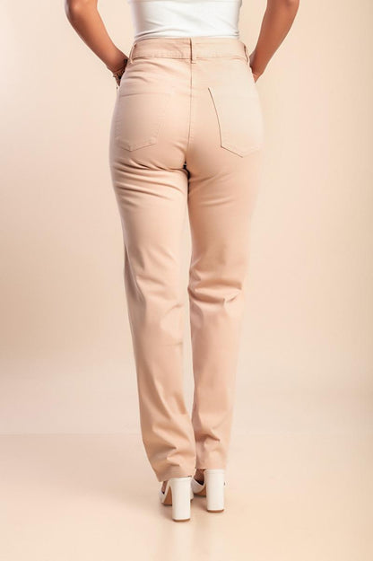 Pantalones de talla grande con botones