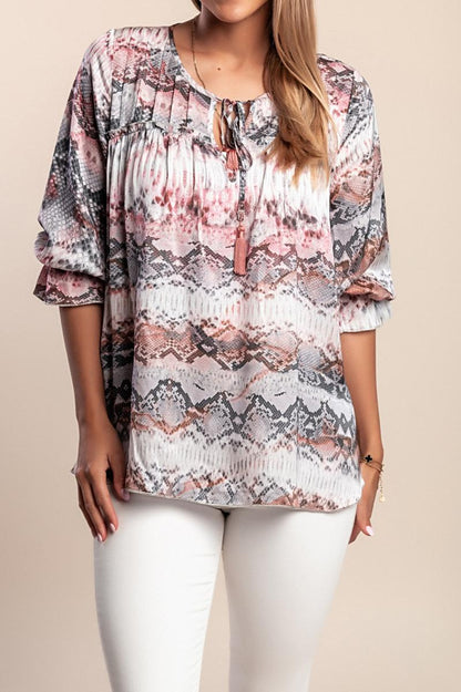 Printed blouse