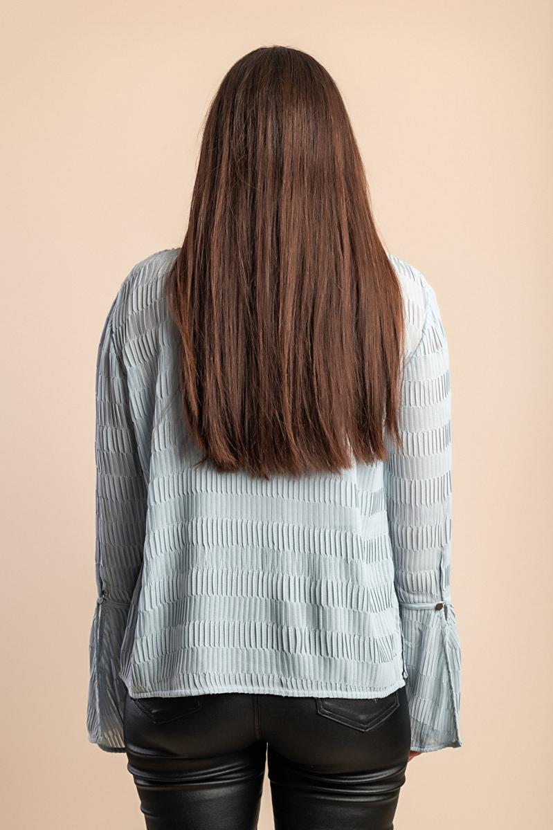Semi-transparent blouse