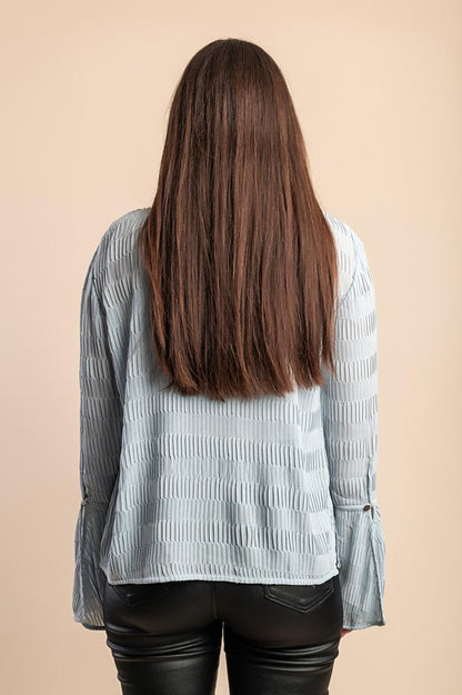 Semi-transparent blouse