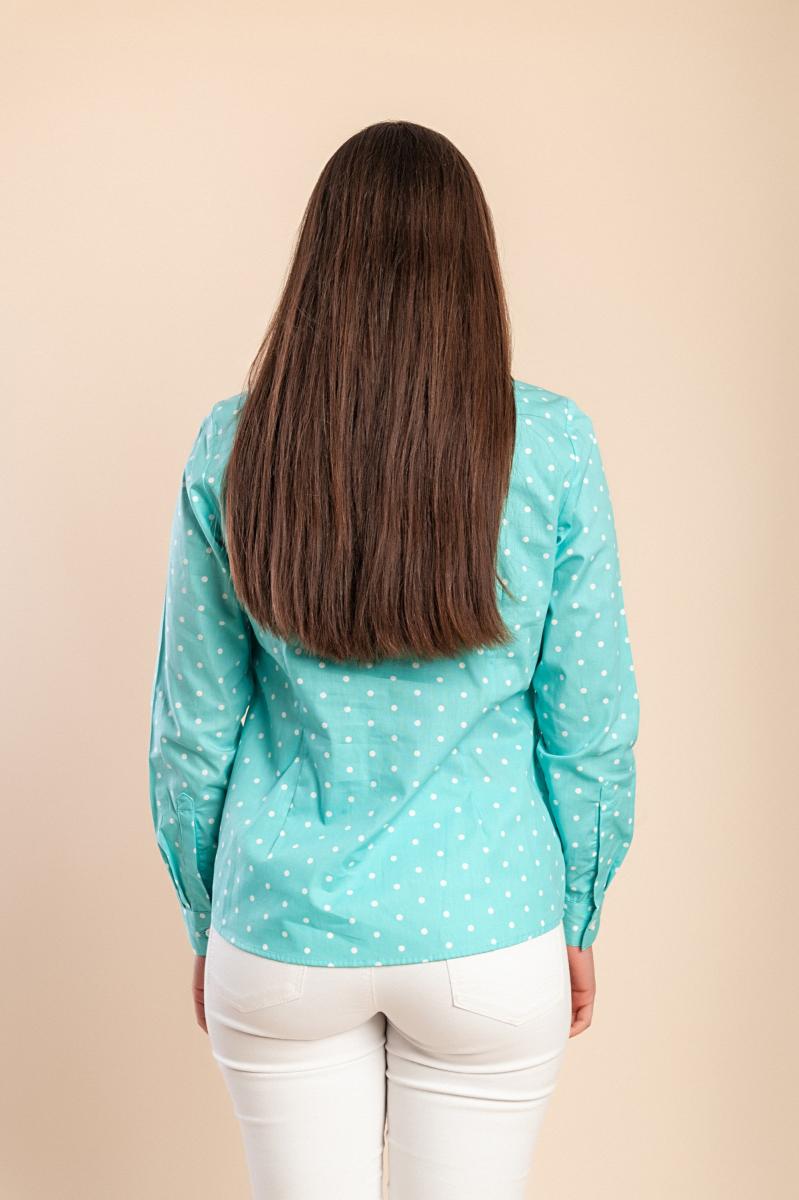 Cotton shirt with dots