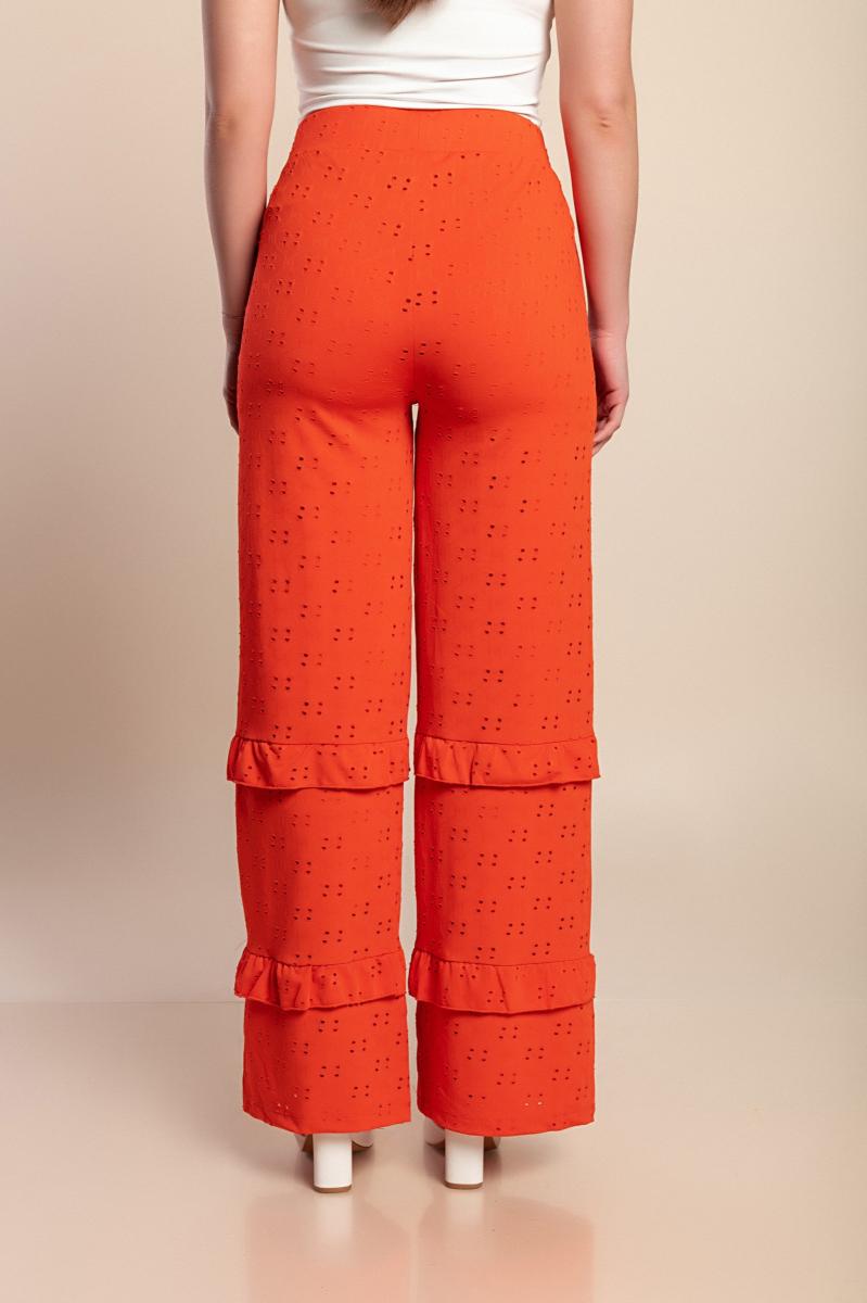 Pantaloni lunghi a vita alta