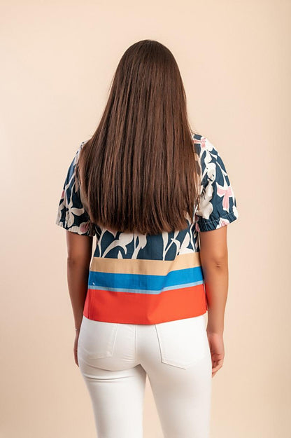 Katoenen T-shirt met print