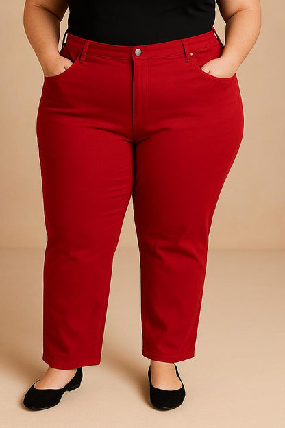 Plus-Size-Hose aus Baumwolle