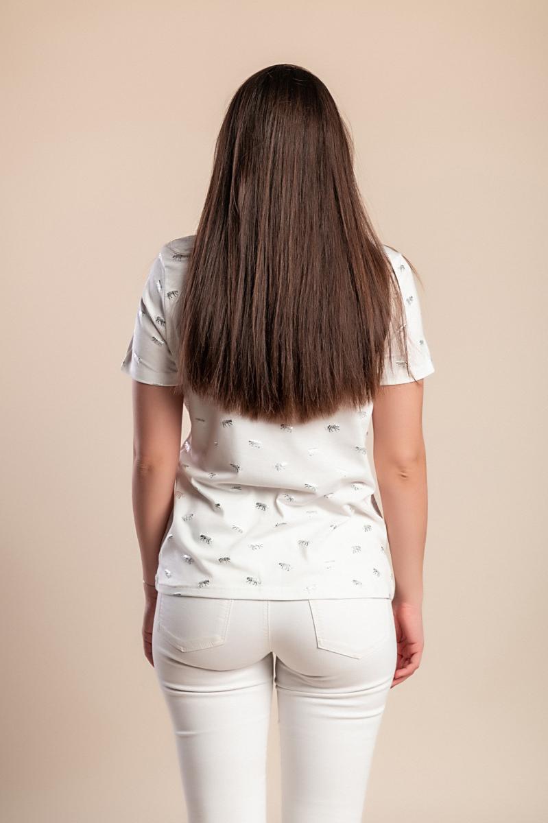 T-shirt met print in grote maten