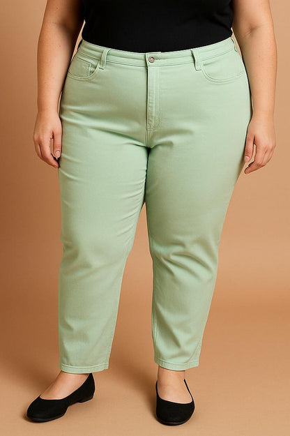 Plus size cotton pants