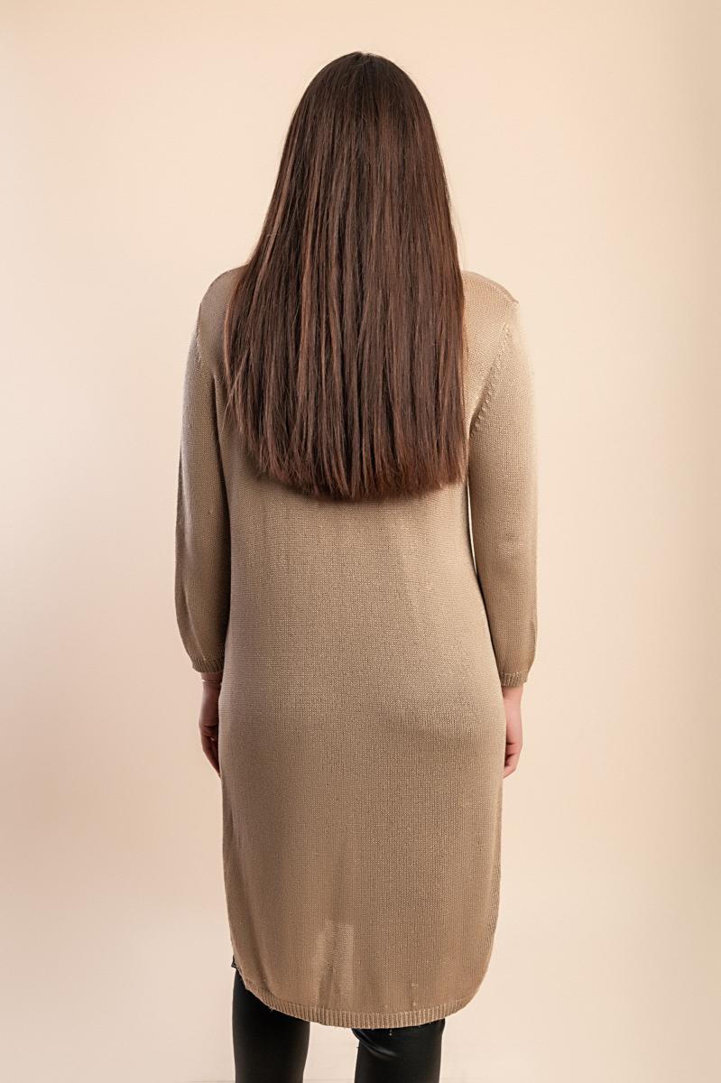 Strickkleid mit Schlitz