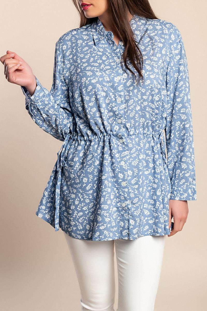 Plus size viscose blouse