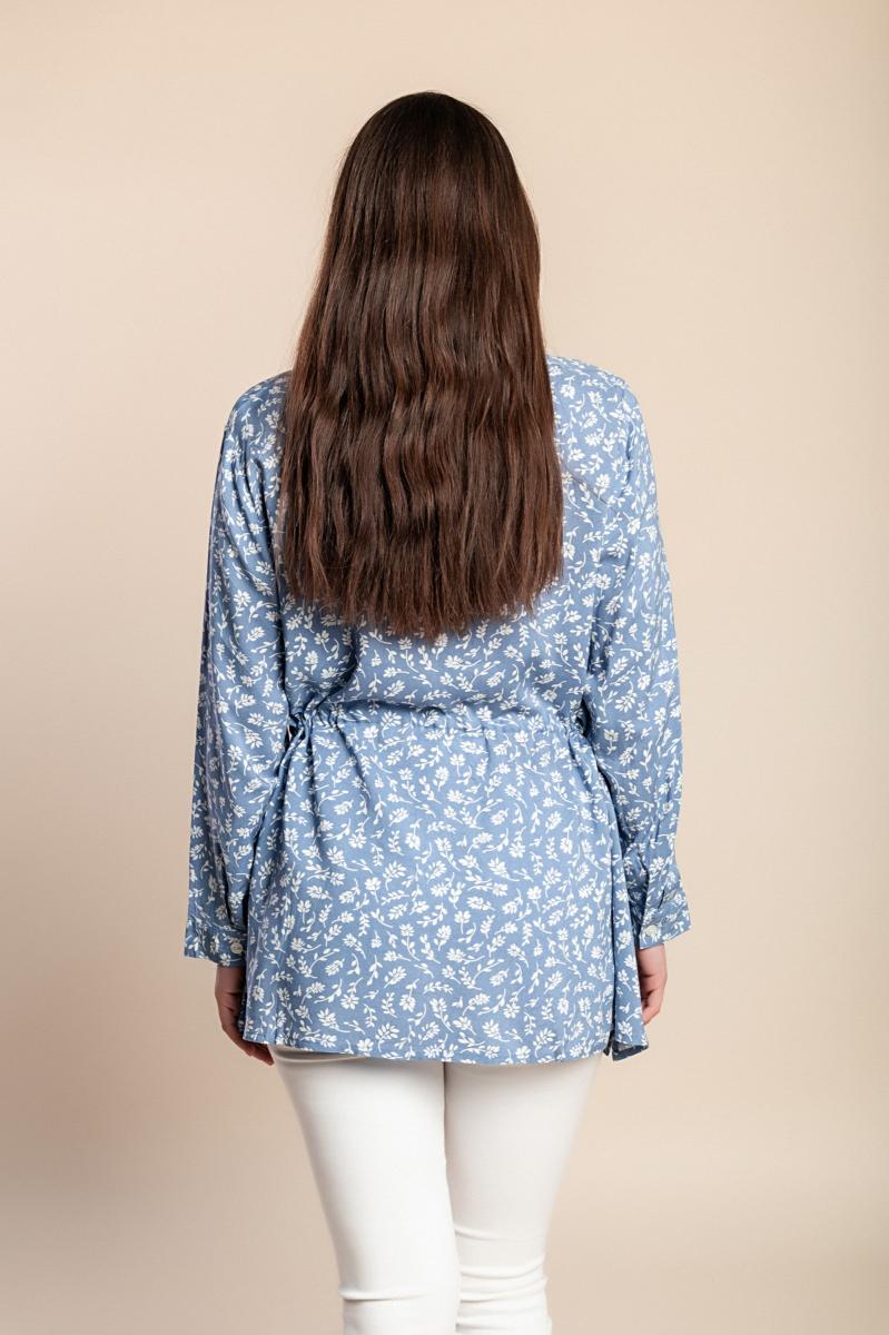 Plus size viscose blouse