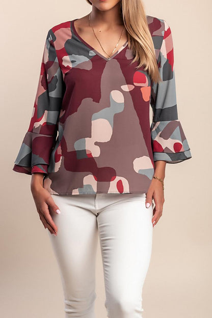 Printed blouse