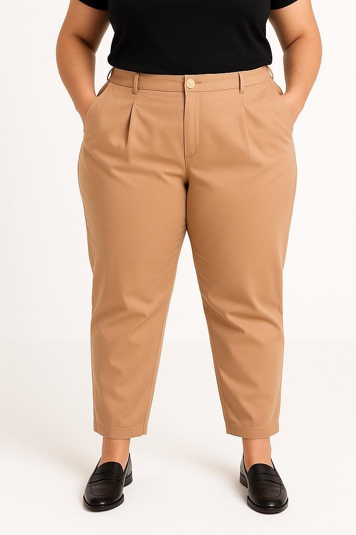 Plus size cotton pants