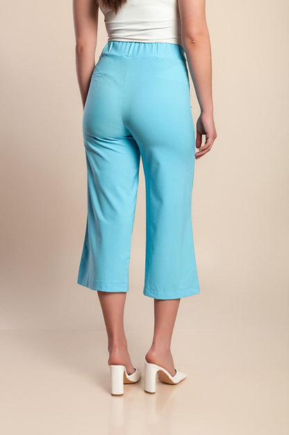High-waisted trousers