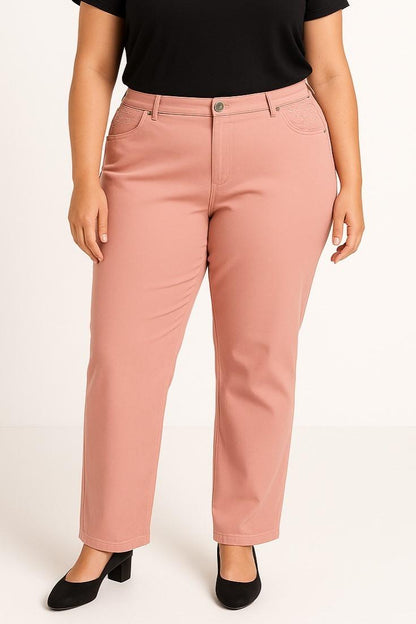 Plus size cotton pants