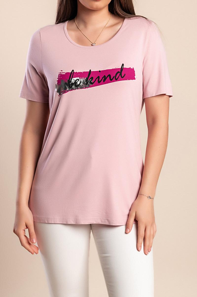 T-shirt stampata taglie forti