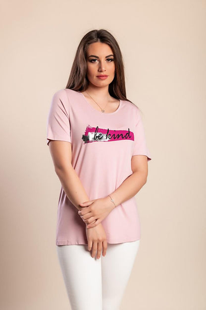 T-shirt stampata taglie forti