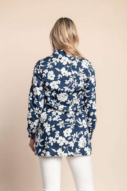 Langes Hemd mit Print
