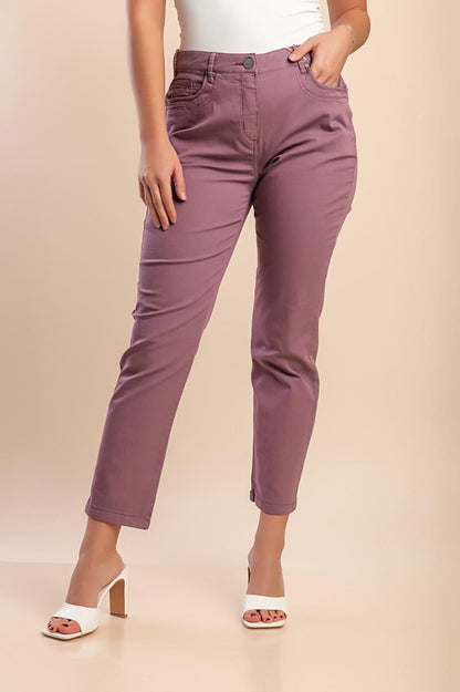 Plus size cotton pants