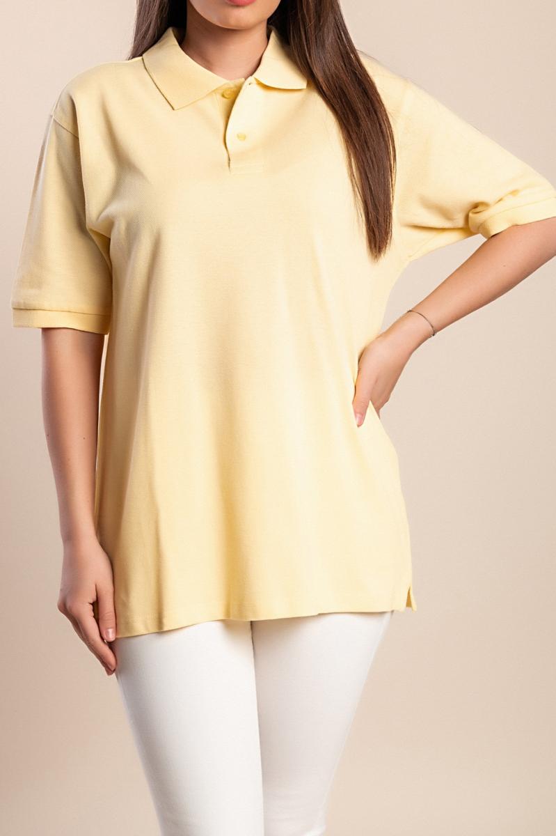 Polo de algodão plus size