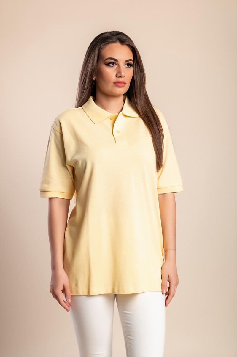 Polo de algodão plus size