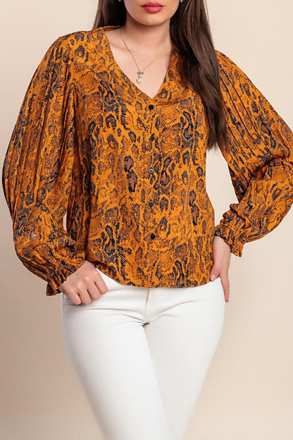 Printed blouse