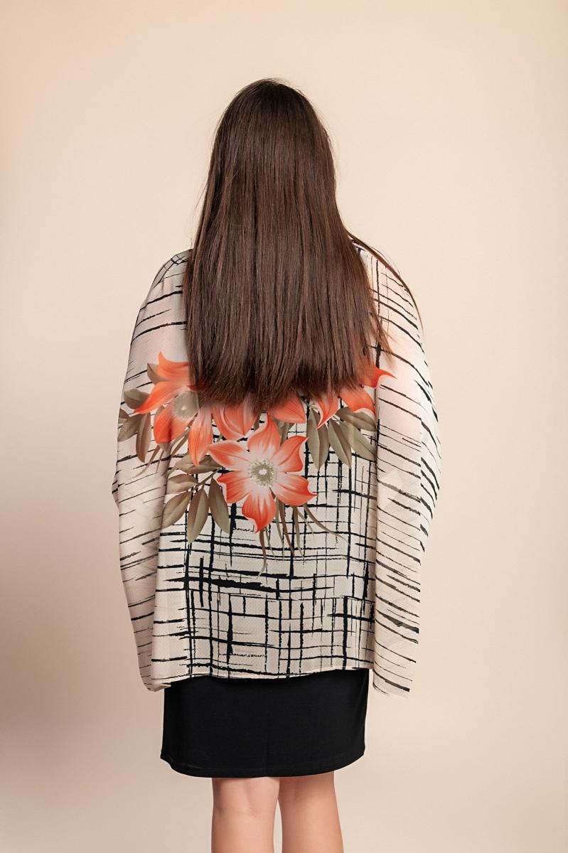 Vestido estampado de talla grande