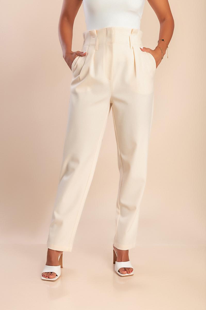 Elegante broek met hoge taille