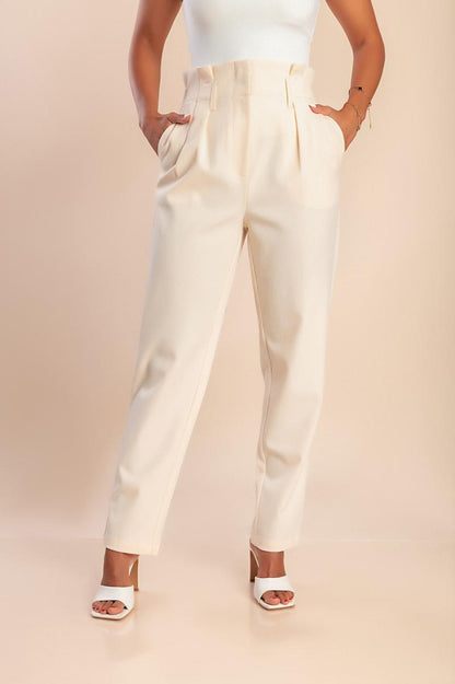 Elegante broek met hoge taille
